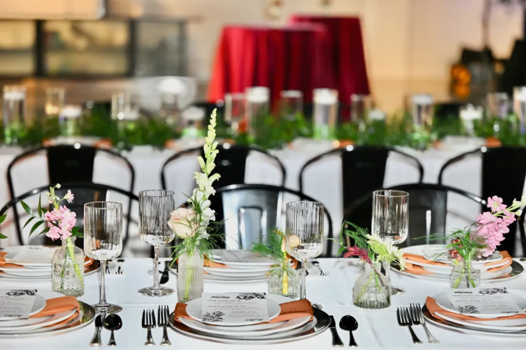 Eco-friendly wedding reception at Radius in Indianapolis, IN